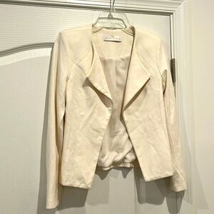 Amanda Uprichard XS cream tan blazer jacket